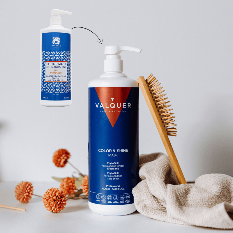 Mascarilla capilar color y brillo para cabellos teñidos