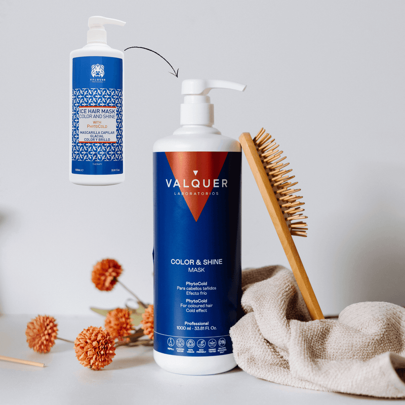 Potenciador de color y brillo para cabellos teñidos