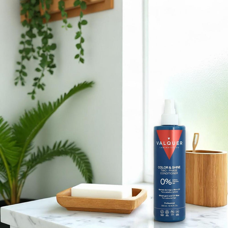 Acondicionador bifásico color y brillo para cabello teñido