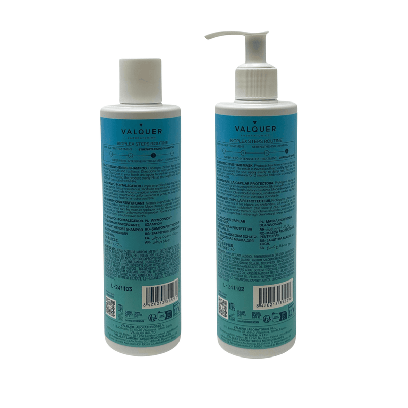 Dúo champú fortalecedor y mascarilla protectora 575 ml