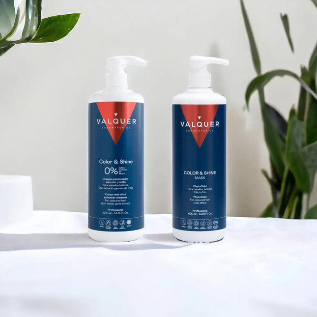 Potenciador de color y brillo para cabellos teñidos