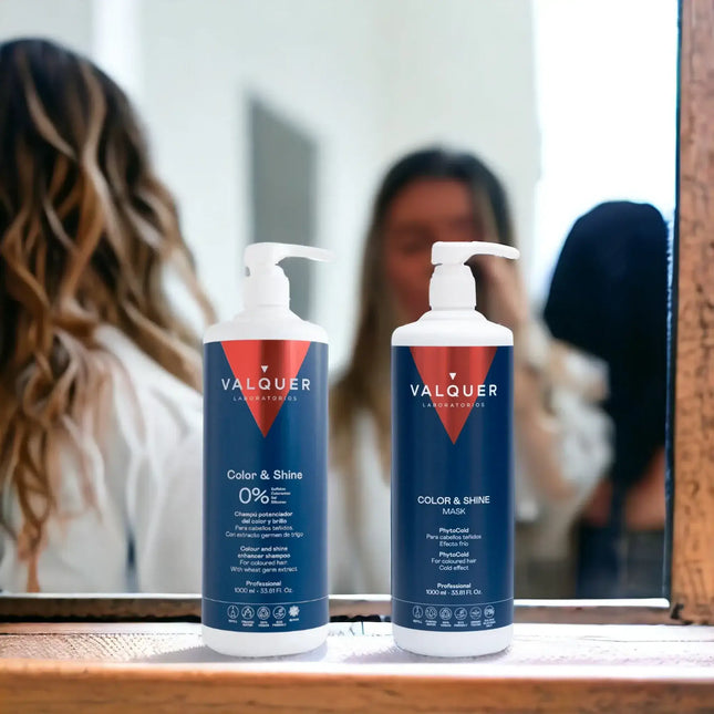 Potenciador de color y brillo para cabellos teñidos