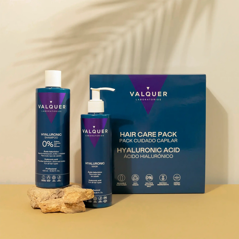 Ácido hialurónico para cabello | pack champú y mascarilla