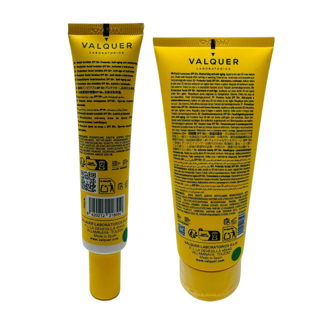 Protección solar facial SPF 50+ pack 115 ml para pieles