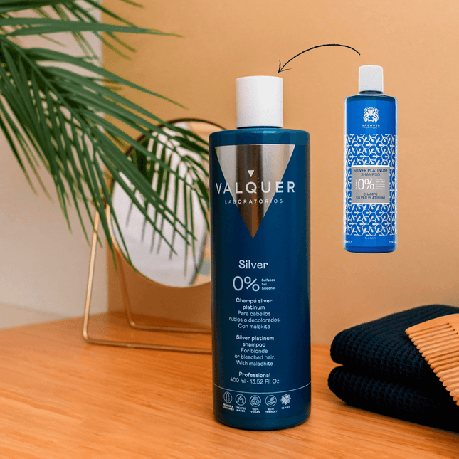 Champú matizador para cabellos decolorados y grises | plata