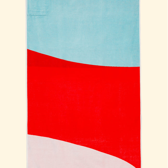 BERRY - Toalla de playa de algodón orgánico con bolsillo2Home & Garden > Linens & Bedding > Towels > Beach Towels