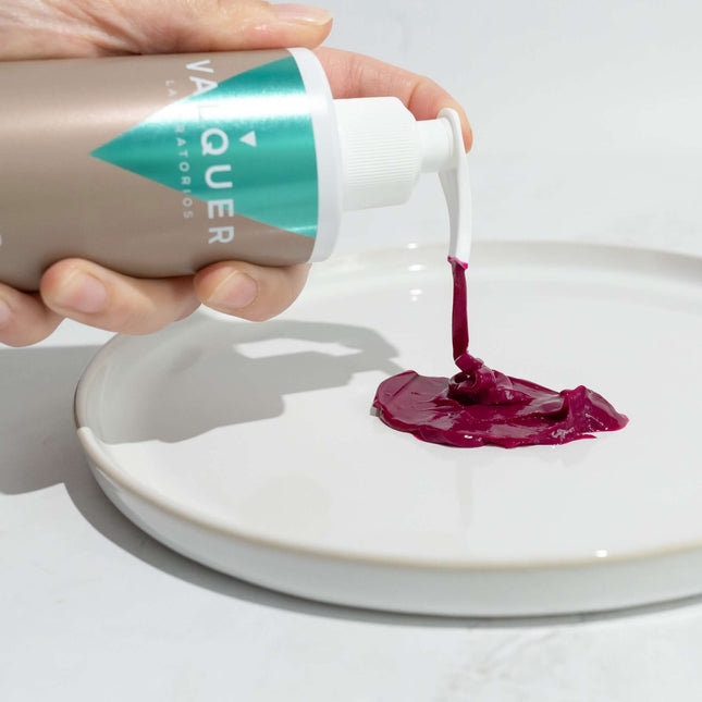 Mascarilla de color violeta para cabello teñido con brillo