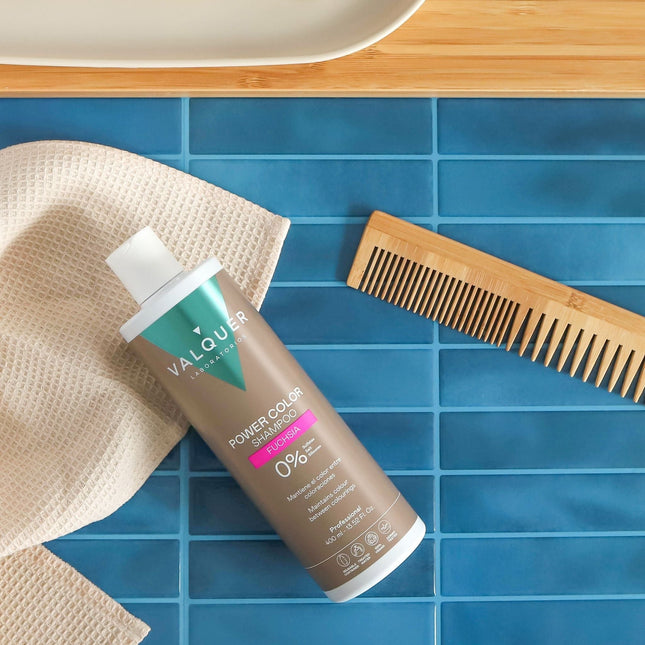 Champú color rosa vegano para coloración temporal | 400 ml