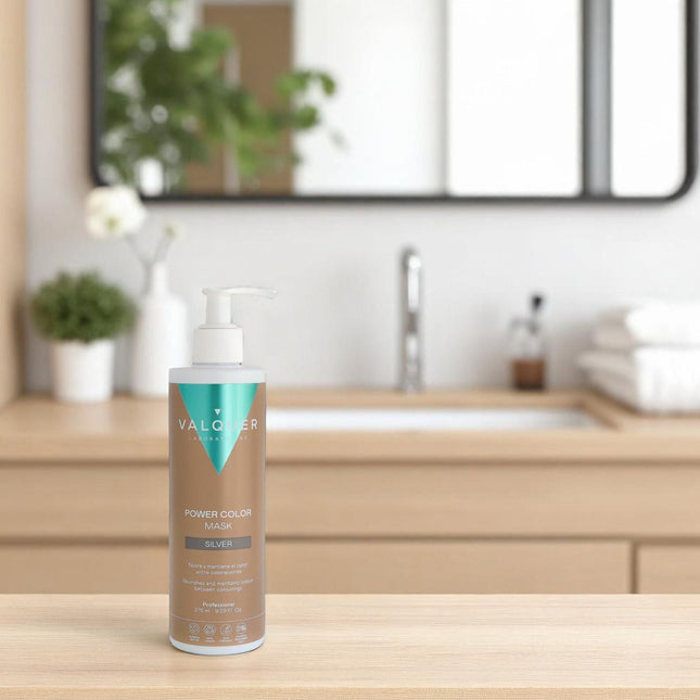 Mascarilla color gris plata para cabello gris | nutre