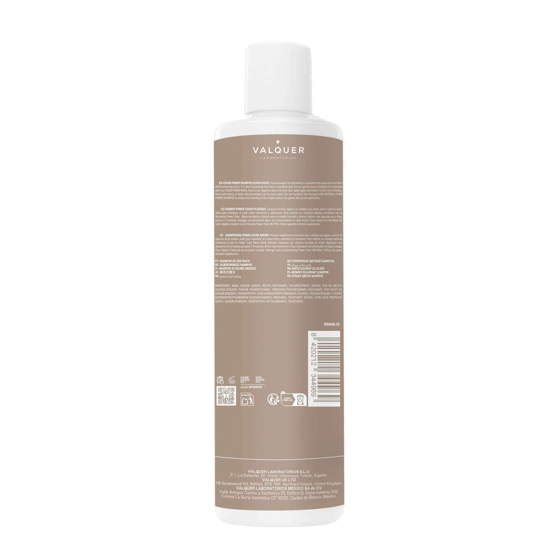Champú color gris 400 ml para cabello vegano de uso diario