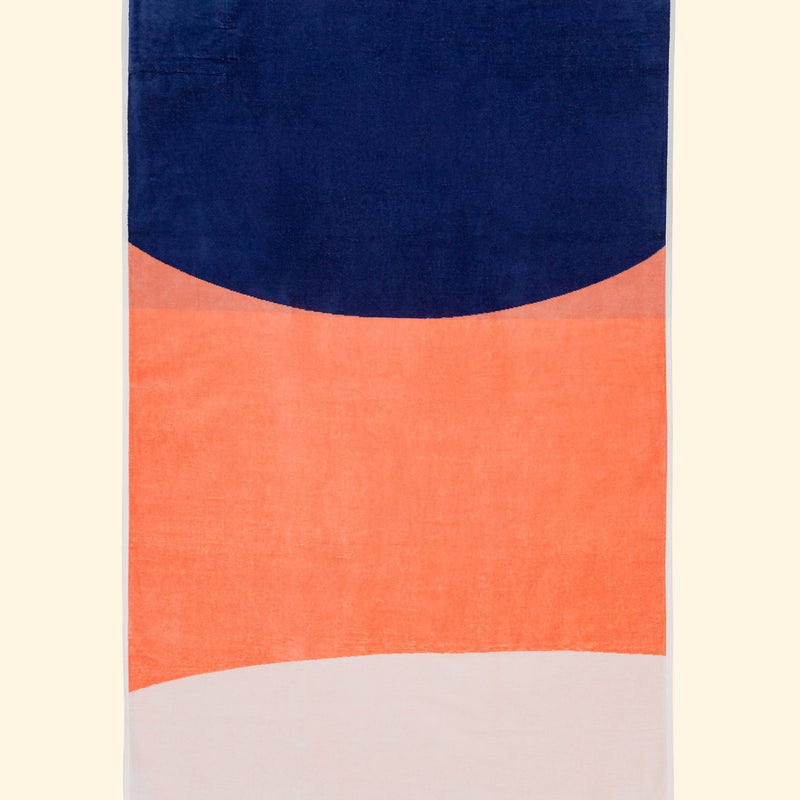 KONOH - Toalla de playa de algodón orgánico con bolsillo1Home & Garden > Linens & Bedding > Towels > Beach Towels