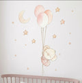 Decorative vinyl for children with baby balloon girl balloons