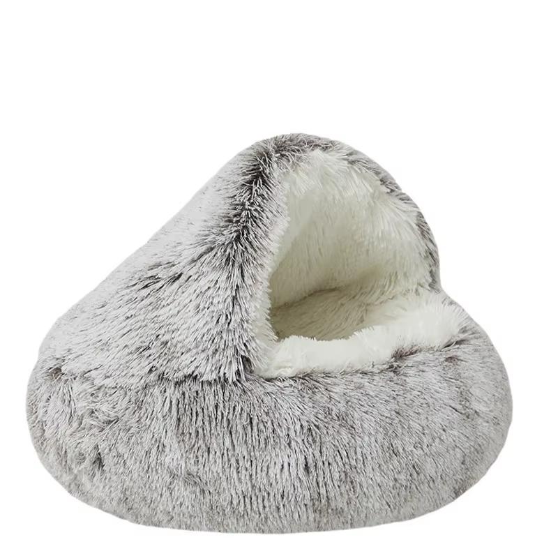 Cama tipo bolsillo de felpa larga de invierno para gatosCamasAnimals & Pet Supplies > Pet Supplies > Pet Beds