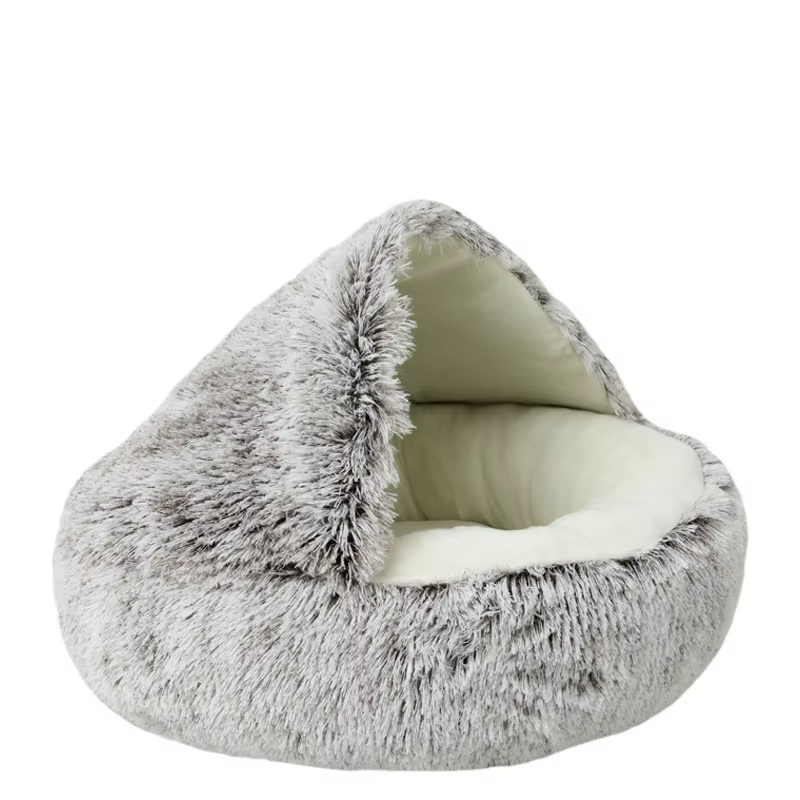 Cama tipo bolsillo de felpa larga de invierno para gatosCamasAnimals & Pet Supplies > Pet Supplies > Pet Beds