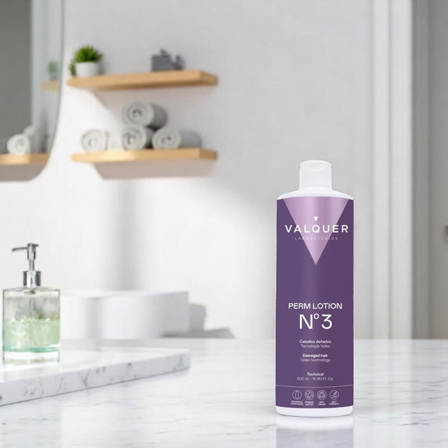Líquido para permanentes numero 3 500 ml | uso profesional