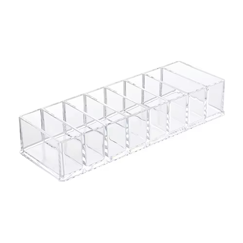 Caja de almacenamiento de cosméticos de acrílico transparente