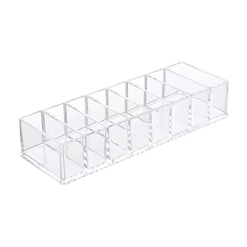 Caja de almacenamiento de cosméticos de acrílico transparenteAlmacenamiento