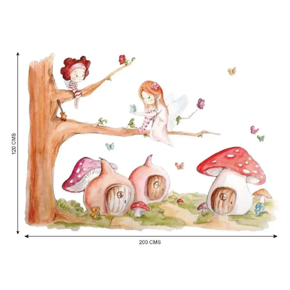 Enchanted forest children's decorative vinyl XL for walls