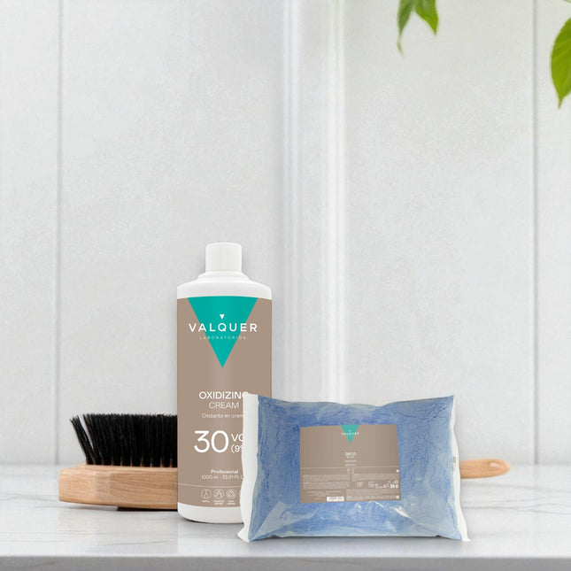 Polvos decolorantes con oxidante 30 vol para uso profesional