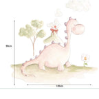 Rex Dinosaur Wall Decal for Kids 149x99cm | Hand Painted