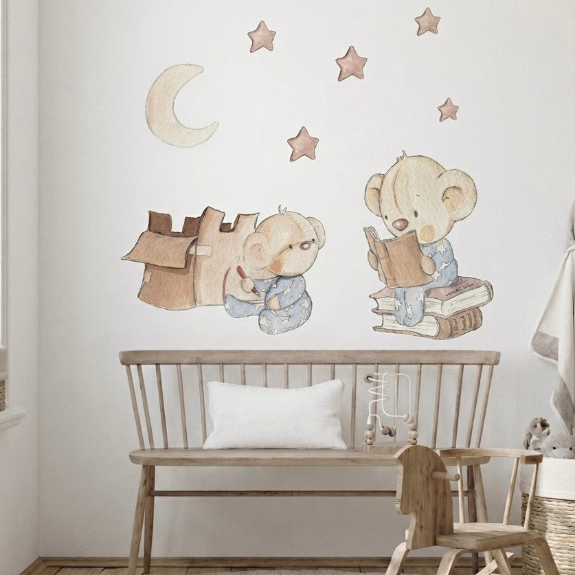 Children's decorative vinyl with hand-drawn drawings for children