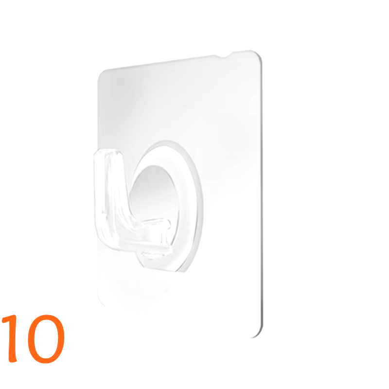 Soportes multiusos de PVC sin perforaciones pack 10 unidadesSoportes