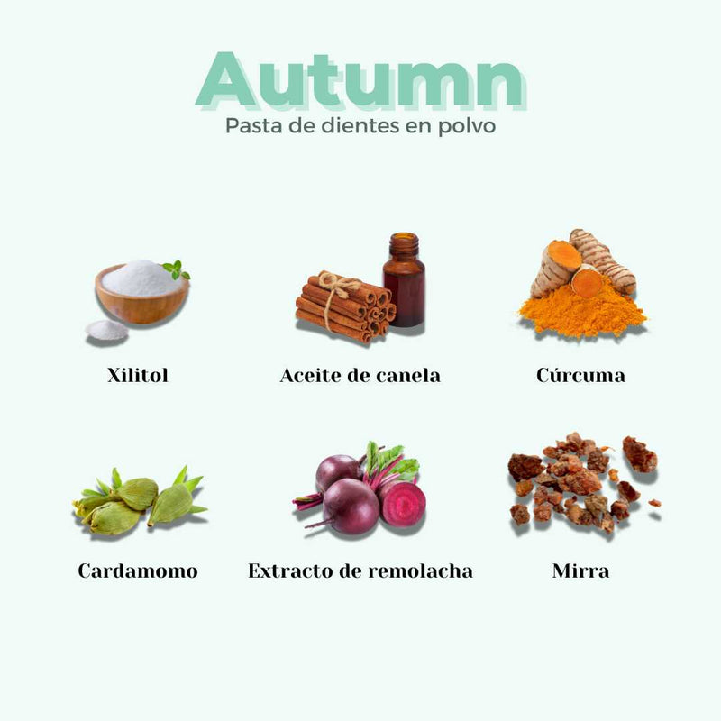 Pasta de dientes en polvo de canela recarga para uso diario