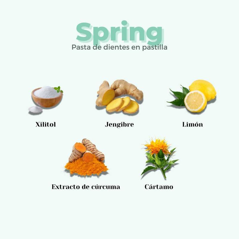 Dentífrico sólido natural anticaries antiplaca