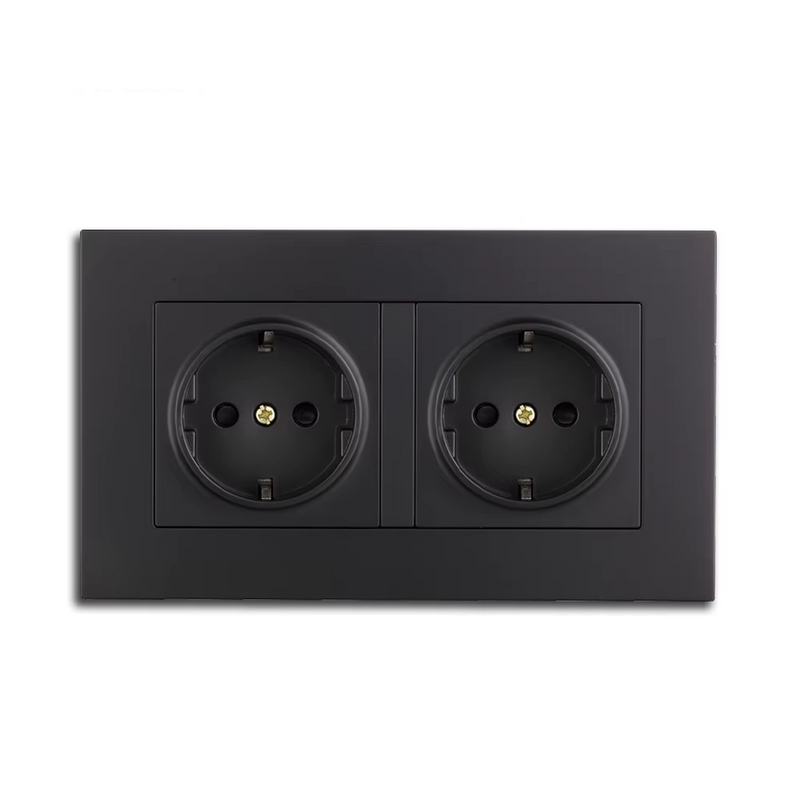 Toma de corriente doble EU con USB A + C empotrableEnchufesHardware > Power & Electrical Supplies > Power Outlets & Sockets > Wall Outlets