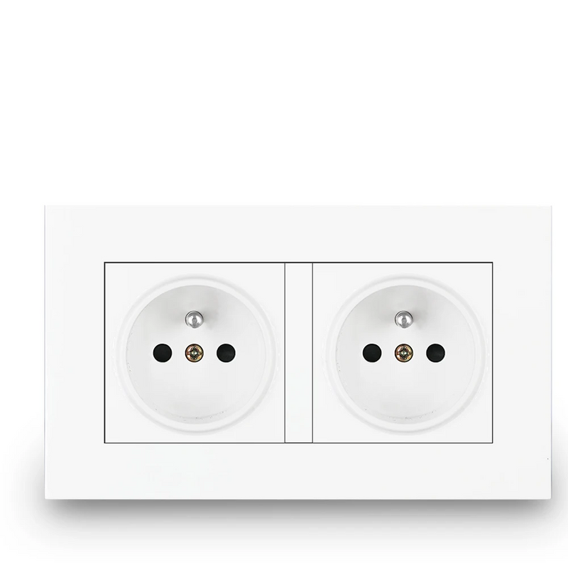 Enchufe + USB de pared estándar francés Serie A1EnchufesHardware > Power & Electrical Supplies > Power Outlets & Sockets > Wall Outlets