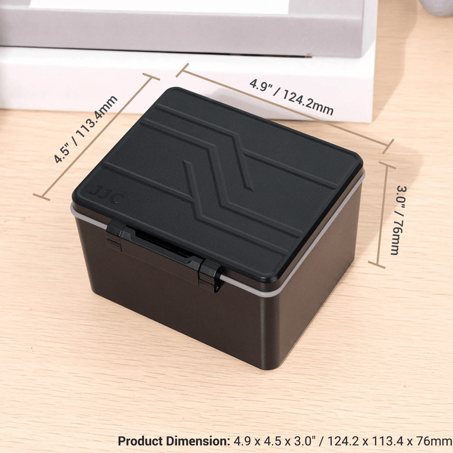 Caja para almacenamiento de USB + SD con 24 + 9  ranuras