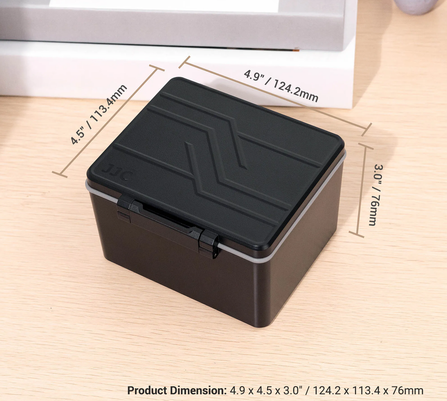 Caja para almacenamiento de USB + SD con 24 + 9  ranuras