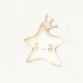 Estrela de vinil infantil pequena STAR 80x80cm | decoração de canto