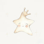 Estrela de vinil infantil pequena STAR 80x80cm | decoração de canto