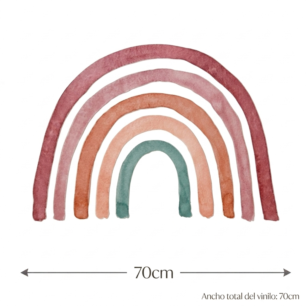Rainbow Children's Decorative Vinyl | Repositionable