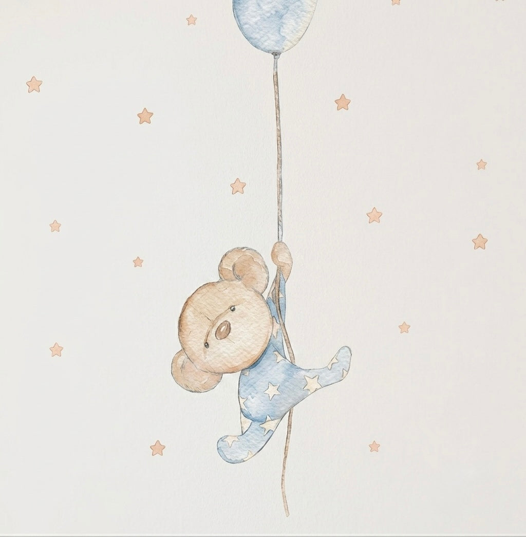 Vinilo decorativo infantil Balloon Boy | Pintado a mano