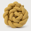 Cotton crib bumper braid, 210 cm | mustard