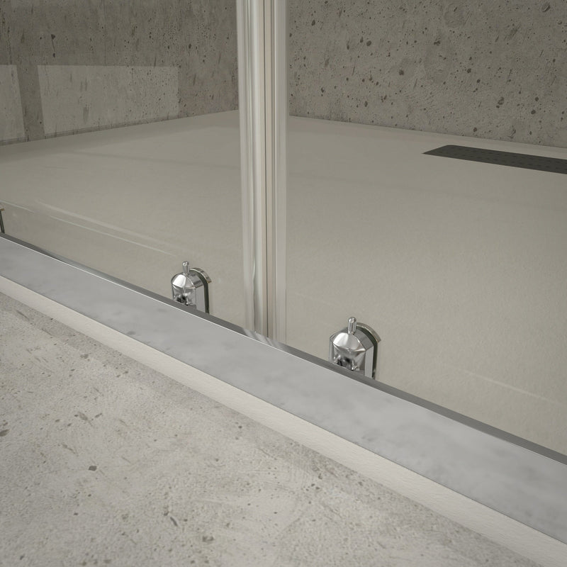 Mampara de ducha 2 fijos y 2 correderas | transparente | 3_BP