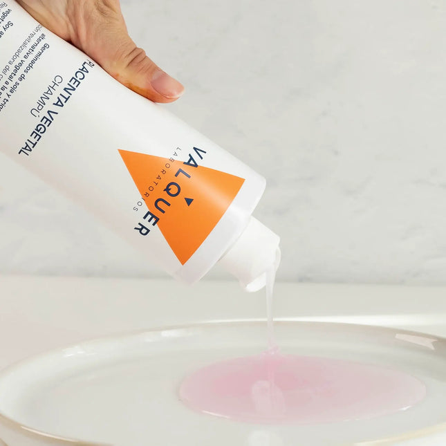 Champú de placenta vegetal para caída del cabello | familiar