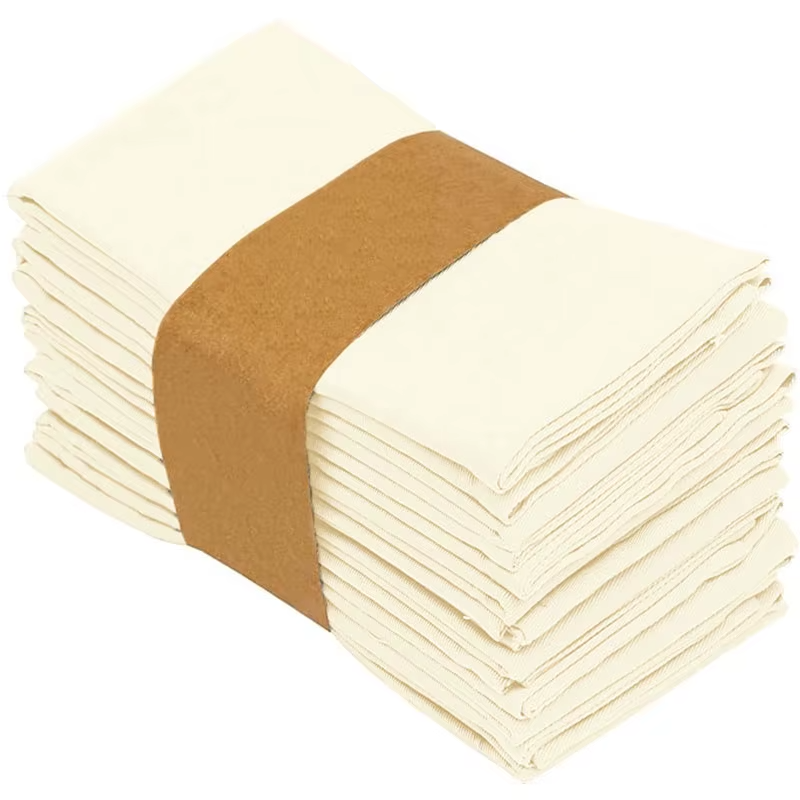 Servilletas gruesas de poliéster 40x40cmServilletas