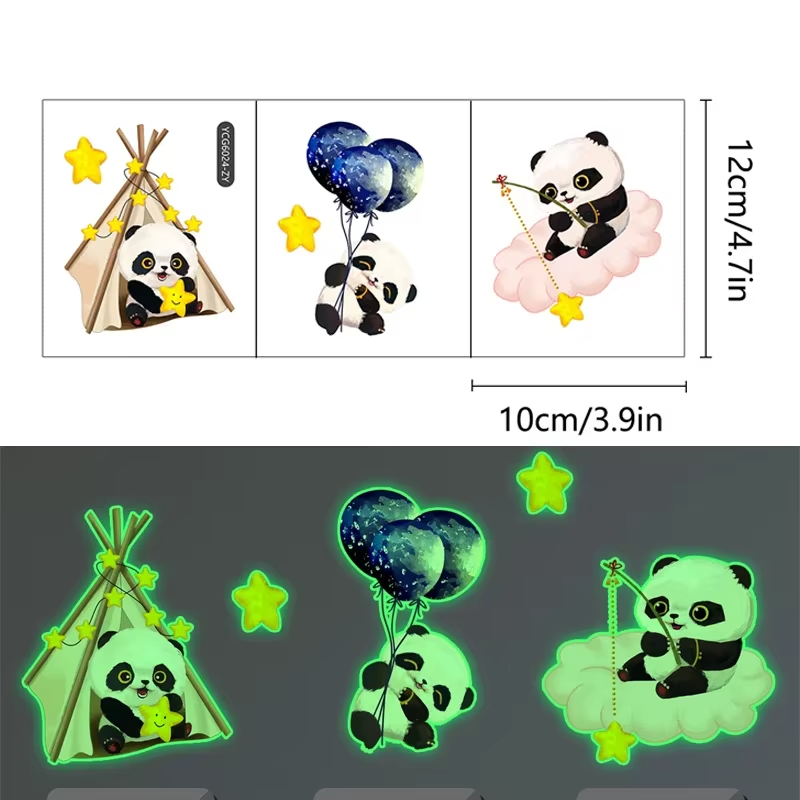 Pegatina fluorescente de animales para interruptorAdhesivos