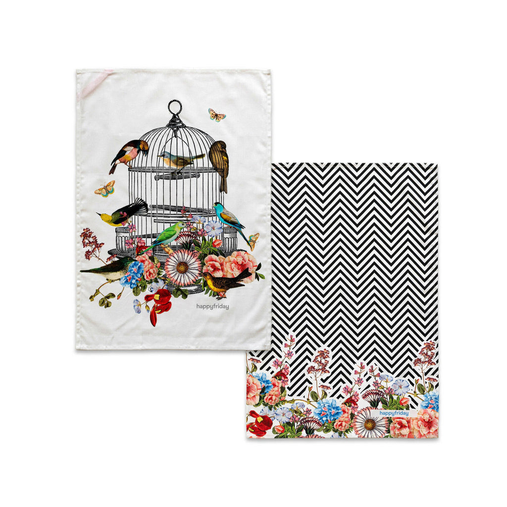 Hanging garden Tea towel 2 pcs 70x50 cm