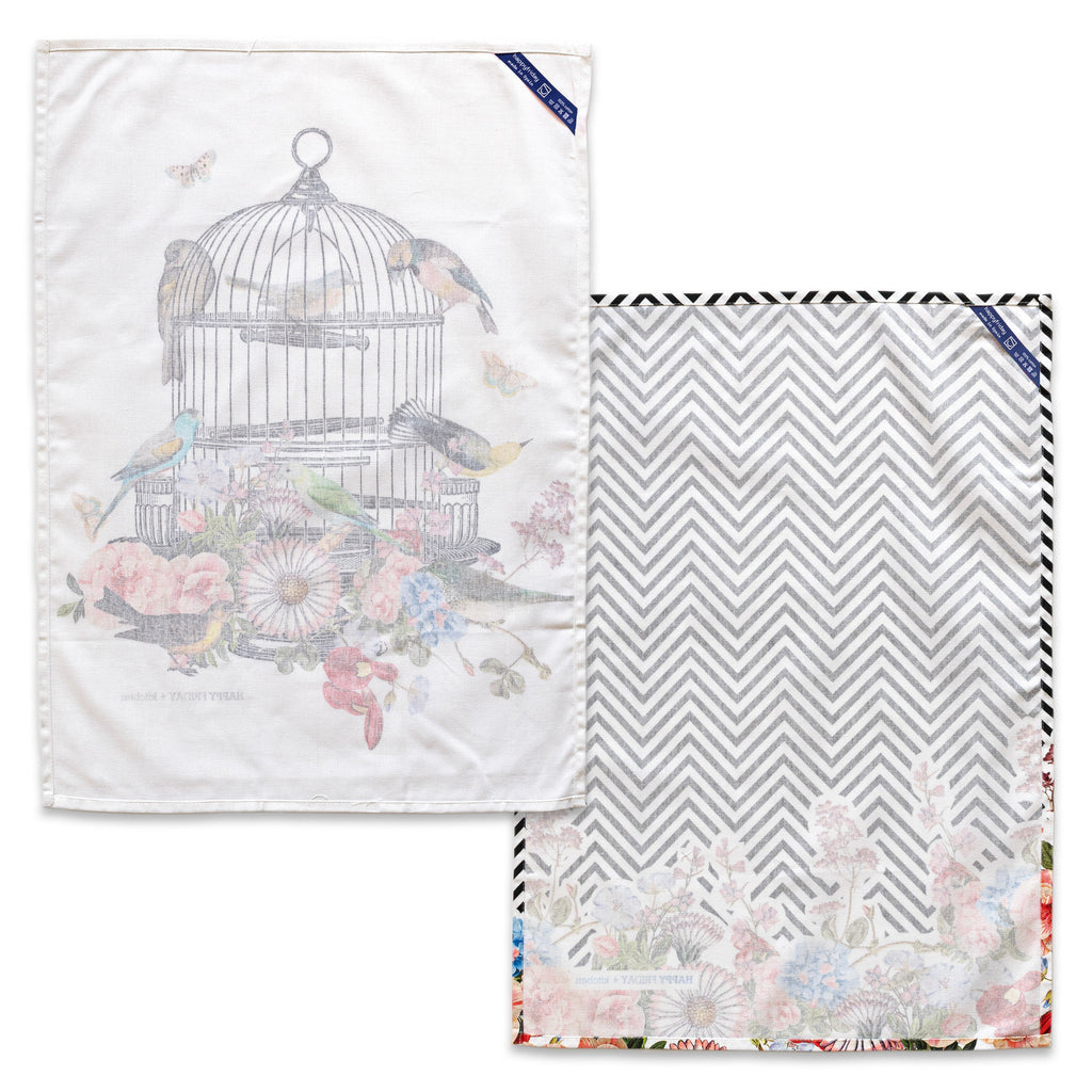 Hanging garden Tea towel 2 pcs 70x50 cm