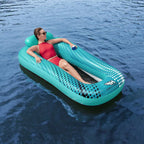 Bestway Hydro Force Tumbona flotante de malla azul 188x109 cm