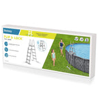 Bestway Flowclear Escalera de piscina de seguridad 4 escalones 132 cm