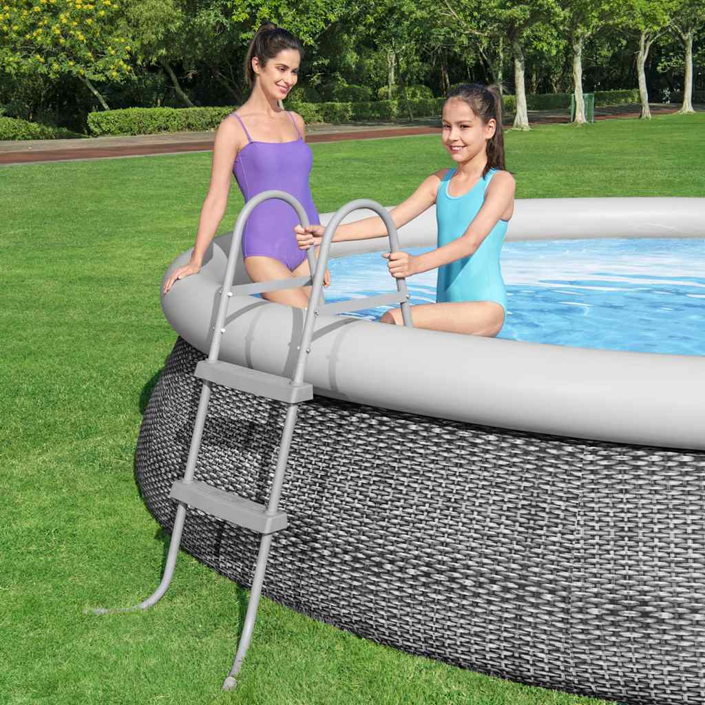 Bestway Escalera de seguridad para piscina 4 peldaños Flowclear 122 cm