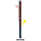 Bestway Ducha de exterior Solar Flow negro 20 L