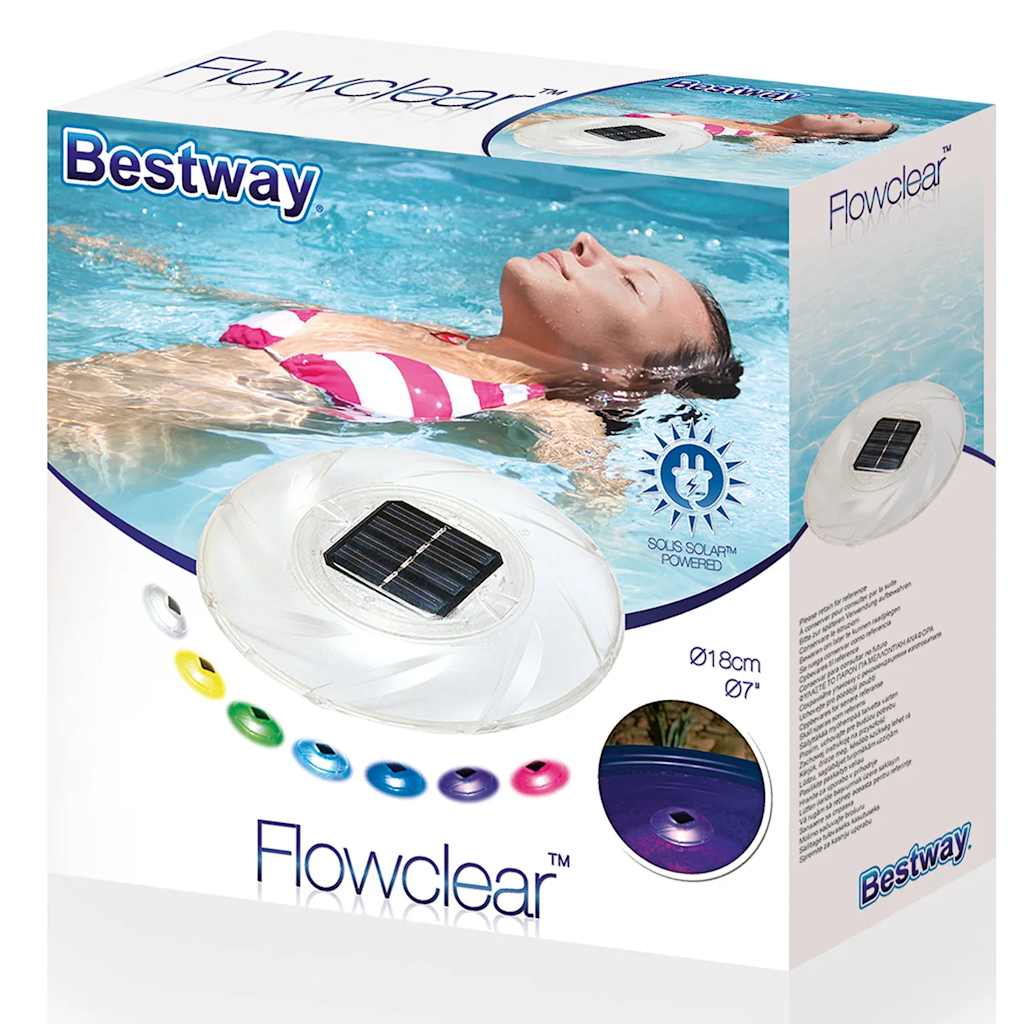 Bestway Lámpara solar flotante 58111