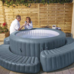 Bestway Lay-Z-Spa Borde inflable envolvente para hidromasaje redondo