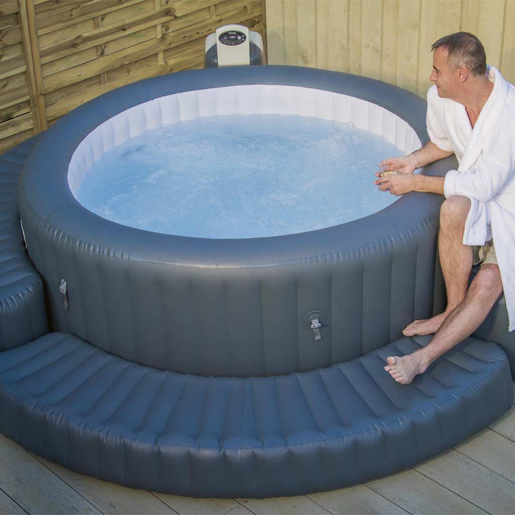 Bestway Lay-Z-Spa Borde inflable envolvente para hidromasaje redondo